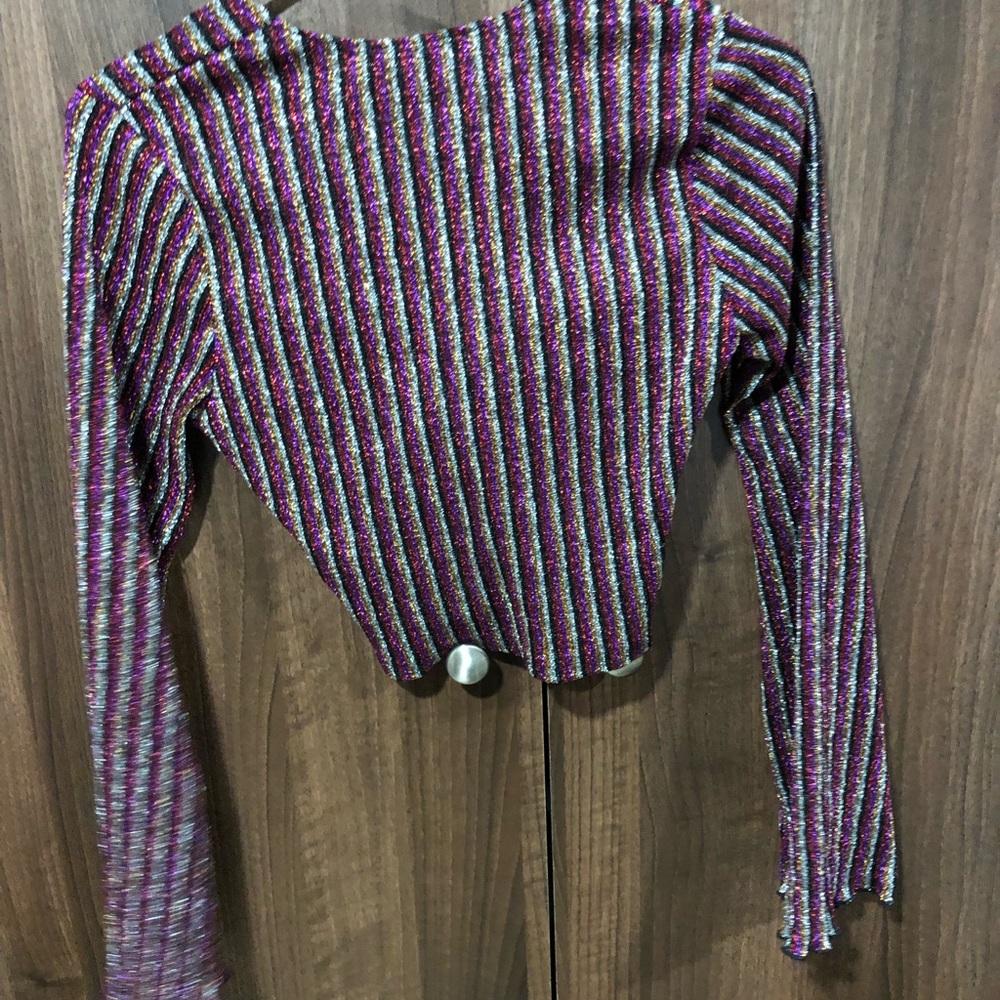 Metallic crop top - Picture 2 of 4